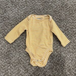 Old Navy Yellow Striped Bodysuit One Piece